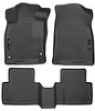 Carica l'immagine nel visualizzatore di Gallery, Husky Liners 2016 Honda Civic (4DR) WeatherBeater Combo Black Floor Liners - 2to4wheels