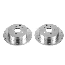 Carica l&#39;immagine nel visualizzatore di Gallery, Power Stop 16-19 Subaru Crosstrek Rear Evolution Drilled &amp; Slotted Rotors - Pair