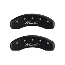 Charger l&#39;image dans la galerie, MGP 4 Caliper Covers Engraved Front &amp; Rear Prowler Red finish silver ch