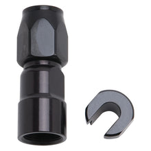 Carica l&#39;immagine nel visualizzatore di Gallery, Russell Performance 3/8in SAE Quick Disc Female to -6 Hose Black Straight Hose End