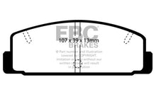 गैलरी व्यूवर में इमेज लोड करें, EBC 03-04 Mazda Protege 2.0 Turbo (Mazdaspeed) Greenstuff Rear Brake Pads