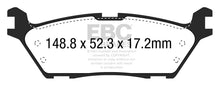 Cargar imagen en el visor de la galería, EBC 15+ Ford F150 2.7 Twin Turbo (2WD) Electric PB Greenstuff Rear Brake Pads