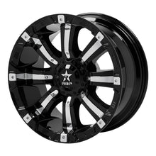 Load image into Gallery viewer, RBP 94R 20x10 5x150 BP / 4.5 BS -25mm Offset 110mm CB (Hub Centric) Black w/Chrome Inserts Wheel
