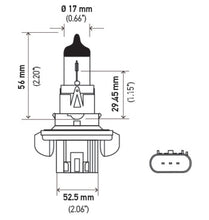 गैलरी व्यूवर में इमेज लोड करें, Hella Bulb H13 9008 12V 60/55W Xen Ylw
