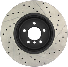 Charger l&#39;image dans la galerie, StopTech 08-09 BMW 535 Series / 04-09 545i/550i/645Ci/650i Slotted &amp; Drilled Right Front Rotor