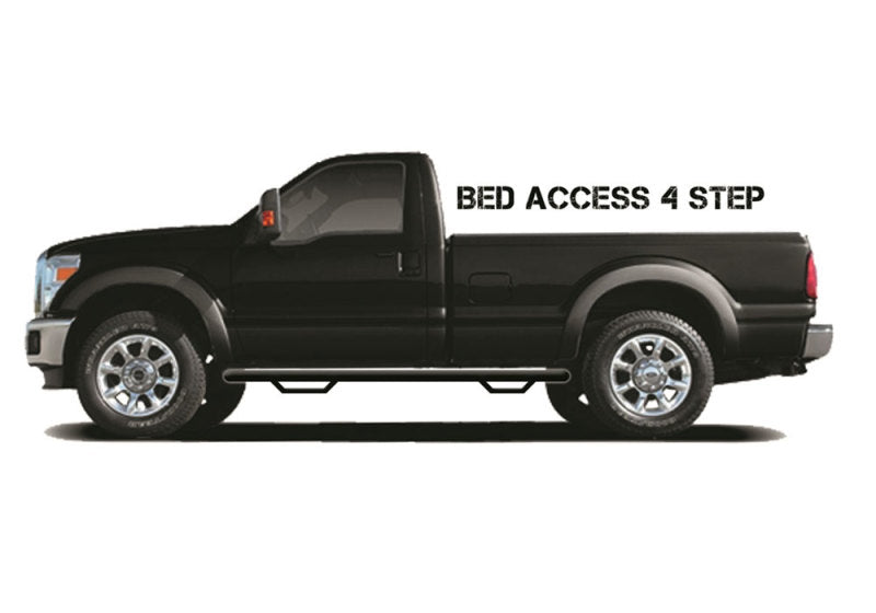 N-Fab Nerf Step 94-01 Dodge Ram 1500/2500/3500 Ext. Cab 8ft Bed - Gloss Black - Bed Access - 3in