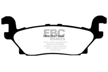 Charger l&#39;image dans la galerie, EBC 05-07 Hummer H3 3.5 Greenstuff Rear Brake Pads