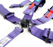 गैलरी व्यूवर में इमेज लोड करें, NRG Sfi 16.1 5Pt 3 Inch Seat Belt Harness with Pads / Cam Lock - Purple