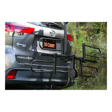Carica l&#39;immagine nel visualizzatore di Gallery, Curt Tray-Style Bike Rack Cradles for Fat Tires (4-7/8in I.D. 2-Pack)