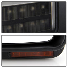 Carica l&#39;immagine nel visualizzatore di Gallery, xTune 08-15 Ford Super Duty LED Telescoping Manual Mirrors - Smk (Pair) (MIR-FDSD08S-G4-MA-RSM-SET)
