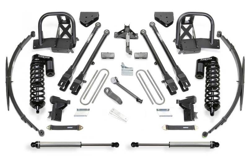 Fabtech 11-16 Ford F250 4WD 10in 4 Link System w/DL 4.0 Coilovers & Rear DL Shocks