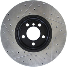 Charger l&#39;image dans la galerie, StopTech BMW 12-15 335i / 2014 428i / 2015 235i/228i Front Left Slotted &amp; Drilled Sport Brake Rotor