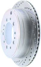 गैलरी व्यूवर में इमेज लोड करें, StopTech Select Sport 13-17 Toyota Land Cruiser Drilled / Slotted Rear Passenger-Side Brake Rotor