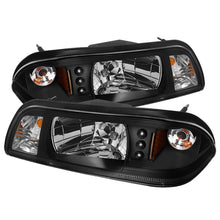 गैलरी व्यूवर में इमेज लोड करें, Spyder Ford Mustang 87-93 1PC LED (Replaceable LEDs)Crystal Headlights Black HD-YD-FM87-1PC-LED-BK