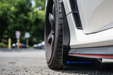 Carica l'immagine nel visualizzatore di Gallery, Rally Armor 17-18 Honda Civic Type R (Type R Only) UR Black Mud Flap w/ White Logo