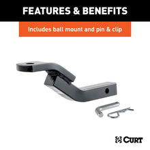 Load image into Gallery viewer, Curt 01-05 Kia Rio Class 1 Trailer Hitch w/1-1/4in Ball Mount