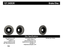 Charger l&#39;image dans la galerie, StopTech 07-09 BMW 335 (E90/E92/E93) Slotted &amp; Drilled Right Front Rotor