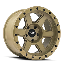 Dirty Life 9315 Compound 17x9 / 5x139.7 BP / -12mm Offset / 108mm Hub Desert Sand Wheel