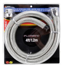 Carica l&#39;immagine nel visualizzatore di Gallery, Spectre Stainless Steel Flex Heater Hose Kit 5/8in. Diameter - 4ft. Chrome