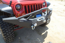 Load image into Gallery viewer, DV8 Offroad 07-18 Jeep Wrangler JK/JL FS-10 Full Length Steel Front Bumper w/ Skid Plate