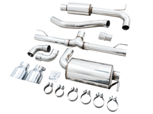 Carica l&#39;immagine nel visualizzatore di Gallery, AWE 2022 VW GTI MK8 Touring Edition Exhaust - Chrome Silver Tips