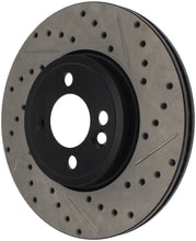 Laden Sie das Bild in den Galerie-Viewer, StopTech Slotted &amp; Drilled Sport Brake Rotor 07-13 Mini Cooper