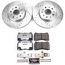 Cargar imagen en el visor de la galería, Power Stop 14-18 Cadillac CTS Front Z26 Street Warrior Brake Kit