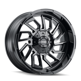 Mayhem 8111 Flywheel 22x10 / 8x170 BP / -19mm Offset / 125.2mm Hub Black w/ Milled Spokes Wheel