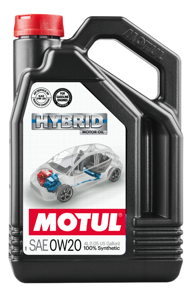 Motul 4x4L Hybrid Synthetic Motor Oil - 0W20 image 1