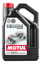 Load image into Gallery viewer, Motul 4x4L Hybrid Synthetic Motor Oil - 0W20 image 1