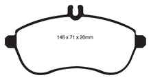 गैलरी व्यूवर में इमेज लोड करें, EBC 12-14 Mercedes-Benz C250 (W204) 1.8 Turbo Redstuff Front Brake Pads