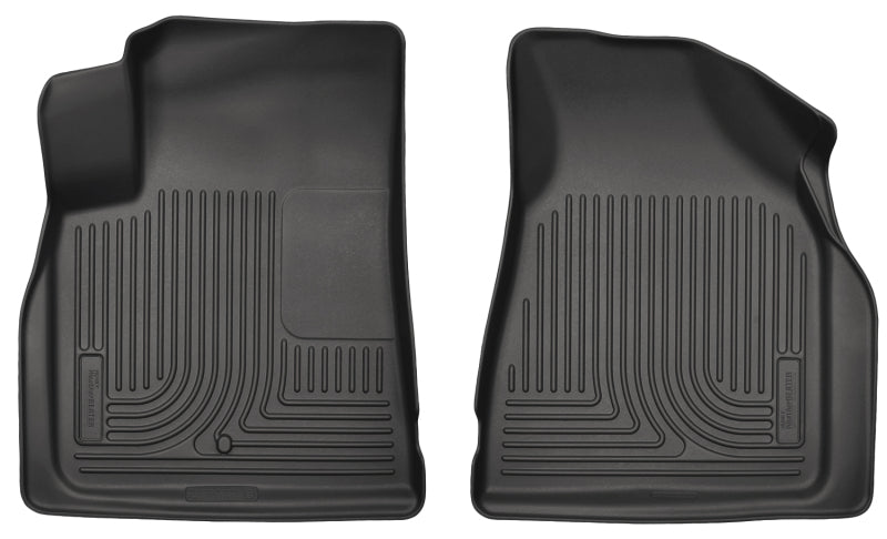 Husky Liners 09-14 Chevy Traverse/07-14 GMC Acadia Weatherbeater Black Front Floor Liners - 2to4wheels