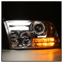Laden Sie das Bild in den Galerie-Viewer, Spyder Dodge Ram 13-15 Projector Headlights Light Bar DRL Chrome PRO-YD-DR13-LBDRL-C