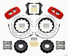 गैलरी व्यूवर में इमेज लोड करें, Wilwood AERO6 Front Hat Kit 15.00 Drilled Red 2007-2011 BMW E90 Series w/Lines
