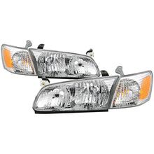 Carica l&#39;immagine nel visualizzatore di Gallery, xTune 00-01 Toyota Camry 4pc OEM Style Headlights w/Corner Lights - Chrome (HD-JH-TCAM00-SET-C)