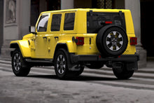 Laden Sie das Bild in den Galerie-Viewer, Rally Armor 18-22 Jeep JL Wrangler Black UR Mud Flap w/ White Logo