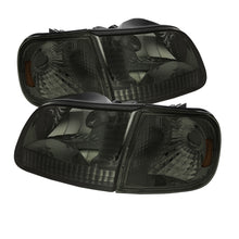 Cargar imagen en el visor de la galería, Xtune Ford F150 97-03 / Expedition 97-02 Crystal Headlights w/Corner Smoke HD-JH-FF15097-SET-AM-SM