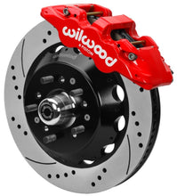 Laden Sie das Bild in den Galerie-Viewer, Wilwood Aero6 Big Brake Front Kit 14.00in D/S Red 67-69 Chevrolet Camaro w/ Wilwood AFX Pro Spindle