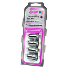 Laden Sie das Bild in den Galerie-Viewer, McGard SplineDrive Lug Nut (Cone Seat) M12X1.25 / 1.24in. Length (4-Pack) - Chrome (Req. Tool)