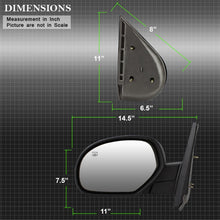 Carica l&#39;immagine nel visualizzatore di Gallery, xTune 07-14 Chevy Silverado Power Heated Mirror - Left MIR-03CS07-PW-L