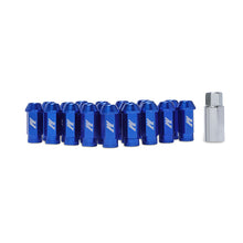 Cargar imagen en el visor de la galería, Mishimoto Aluminum Locking Lug Nuts M12 x 1.5 - Blue