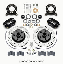 गैलरी व्यूवर में इमेज लोड करें, Wilwood Forged Dynalite-M Front Kit 11.30in 1 PC Rotor&amp;Hub-Drill 65-69 Mustang Disc &amp; Drum Spindle