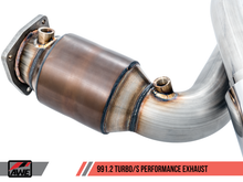 Charger l&#39;image dans la galerie, AWE Tuning Porsche 991.2 Turbo Performance Exhaust and High-Flow Cat Sections - For OE Tips