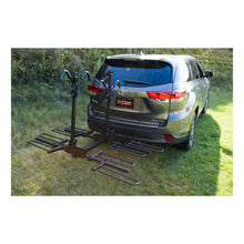 Carica l&#39;immagine nel visualizzatore di Gallery, Curt Tray-Style Hitch-Mounted Bike Rack (4 Bikes 2in Shank)