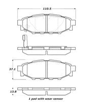 Carica l&#39;immagine nel visualizzatore di Gallery, StopTech Street Touring 08-10 WRX Rear Brake Pads