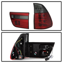 Laden Sie das Bild in den Galerie-Viewer, Spyder BMW E53 X5 00-06 4PCS Euro Style Tail Lights- Red Smoke ALT-YD-BE5300-RS