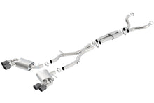 गैलरी व्यूवर में इमेज लोड करें, Borla 16-17 Chevy Camaro 6.2L 4in Dual CF Tips w/Black Core Dual Split Exit ATAK Catback Exhaust