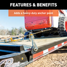 Load image into Gallery viewer, Curt 3inx 4in Weld-On Tie-Down D-Ring (15587lbs Raw Steel)