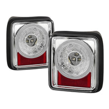 Charger l&#39;image dans la galerie, Spyder 19-20 Jeep Wrangler - Full LED Tail Lights - Seq Turn Signal - Chrome ALT-YD-JW19-SEQ-C