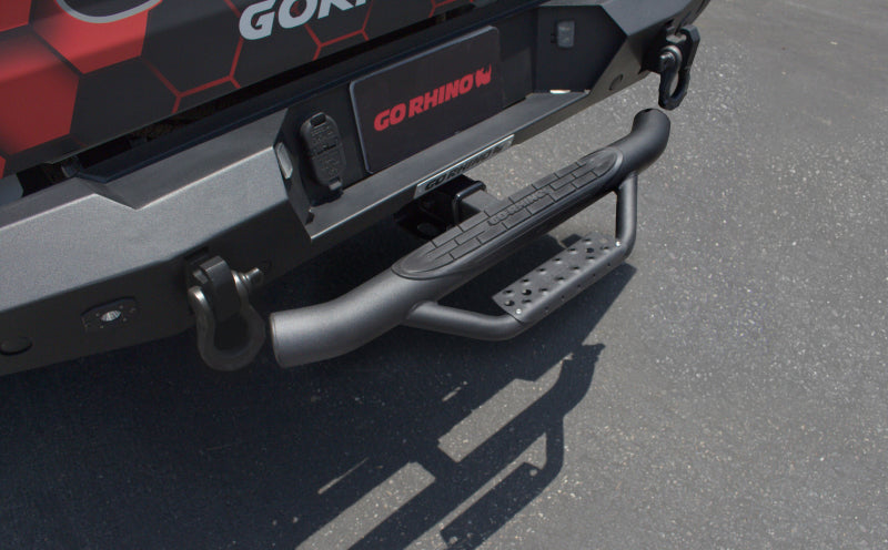 Go Rhino Dominator Hitch Step - Black - 2to4wheels